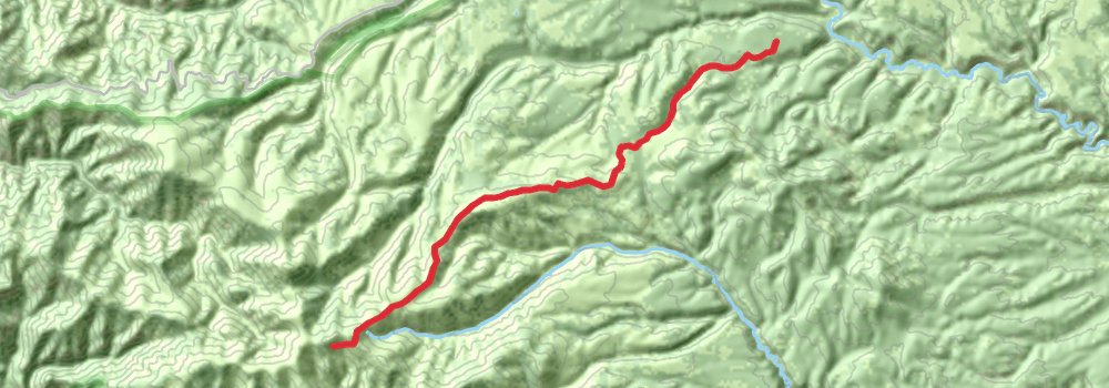 American Perimeter Trail - Southwest Primary stage 53 Map