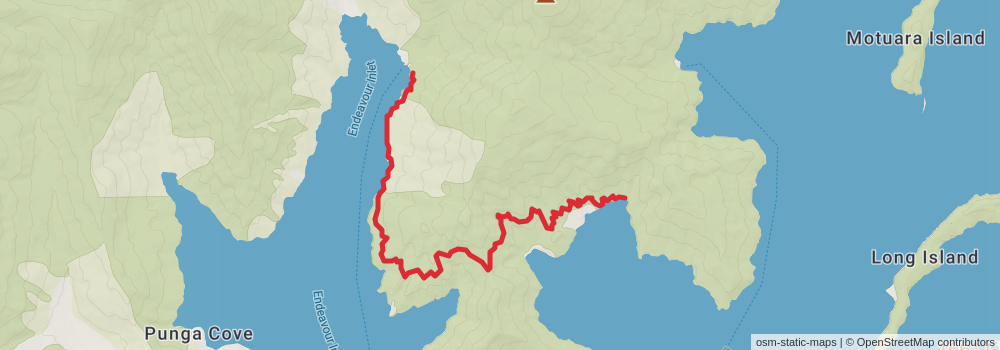 Te Araroa Trail stage 97 Map