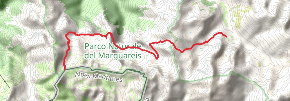 Grande Traversata delle Alpi stage 60 Map