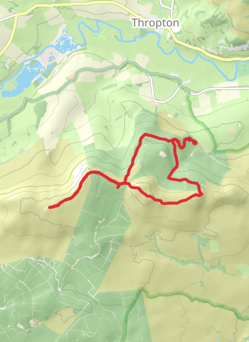 Hike on Tosson Hill, Simonside and Dove Crag Loop mobile static map