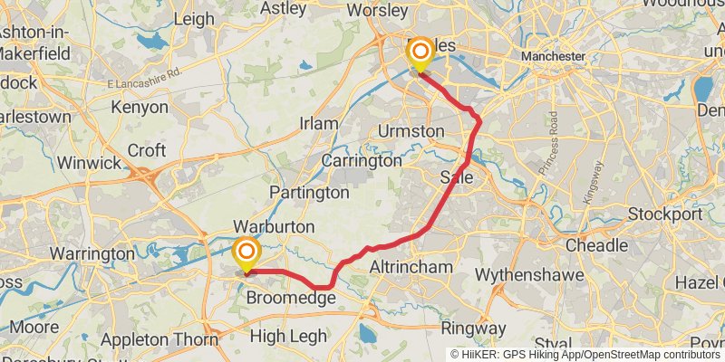 Bridgewater Way stage 2 Map