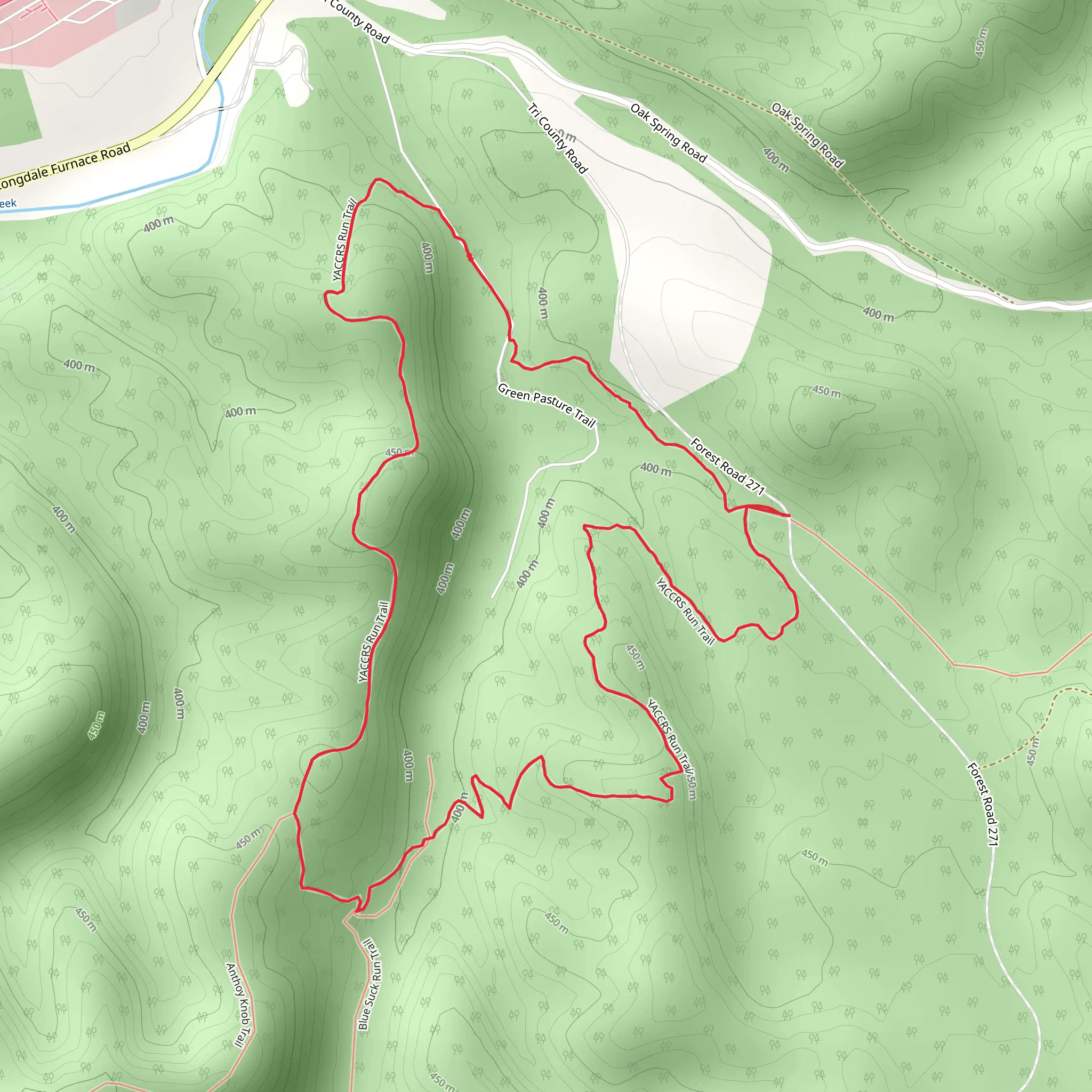 Yaccrs Trail mobile static map