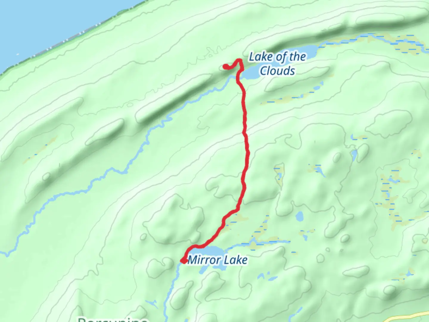 An image depicting the trail North Mirror Lake Trail and its surrounding area.
