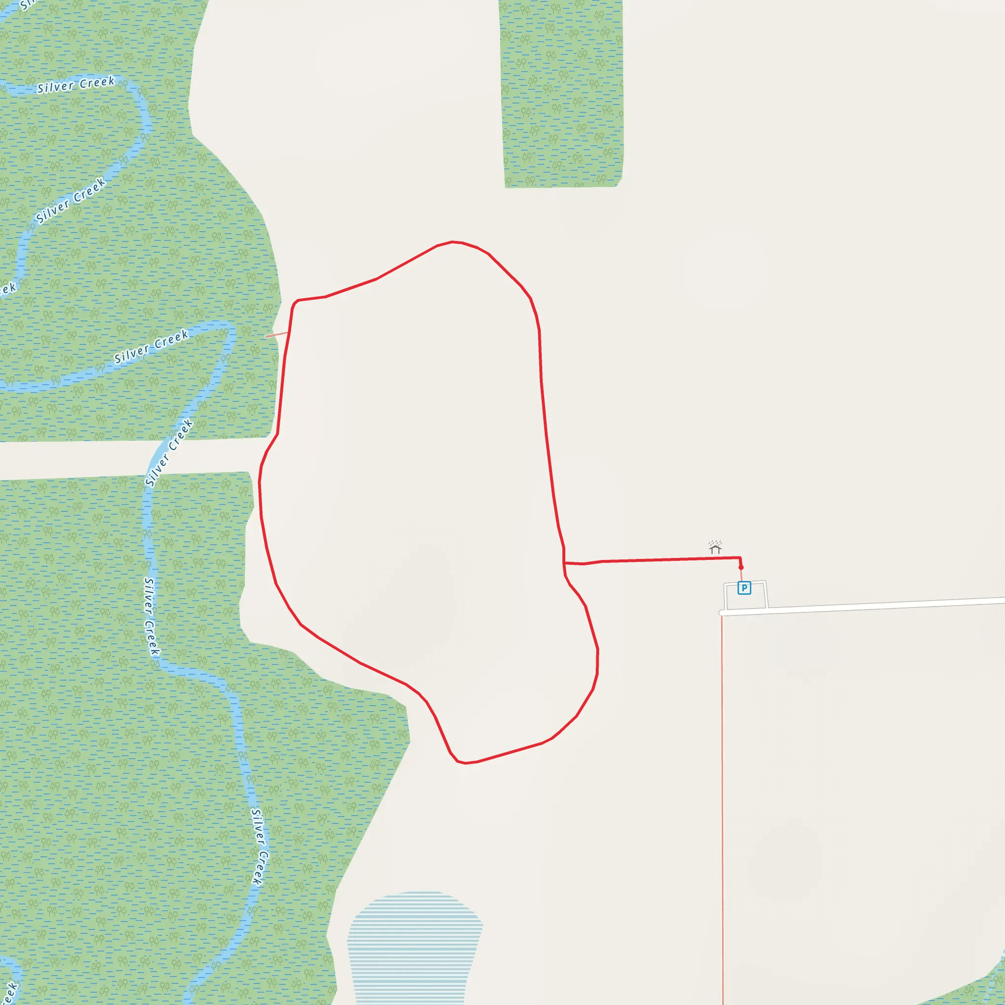 Silver Creek Loop mobile static map