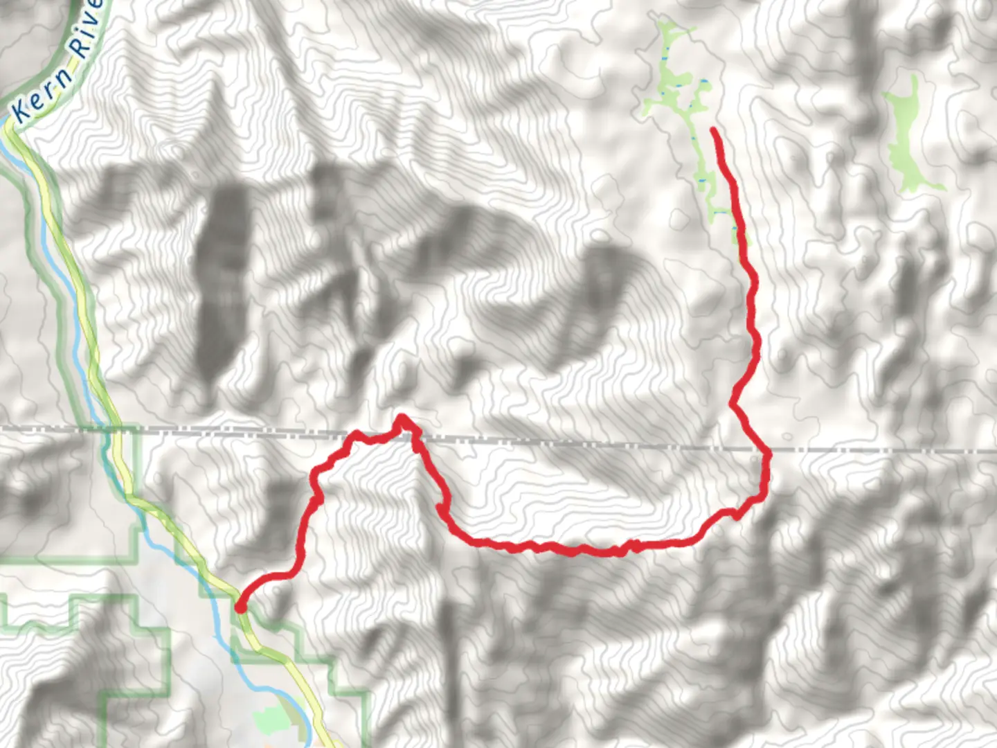 An image depicting the trail Cannell Creek and Cannell Trail and its surrounding area.