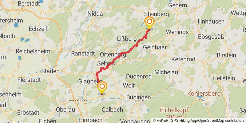Bonifatius - Route alt 3 Map