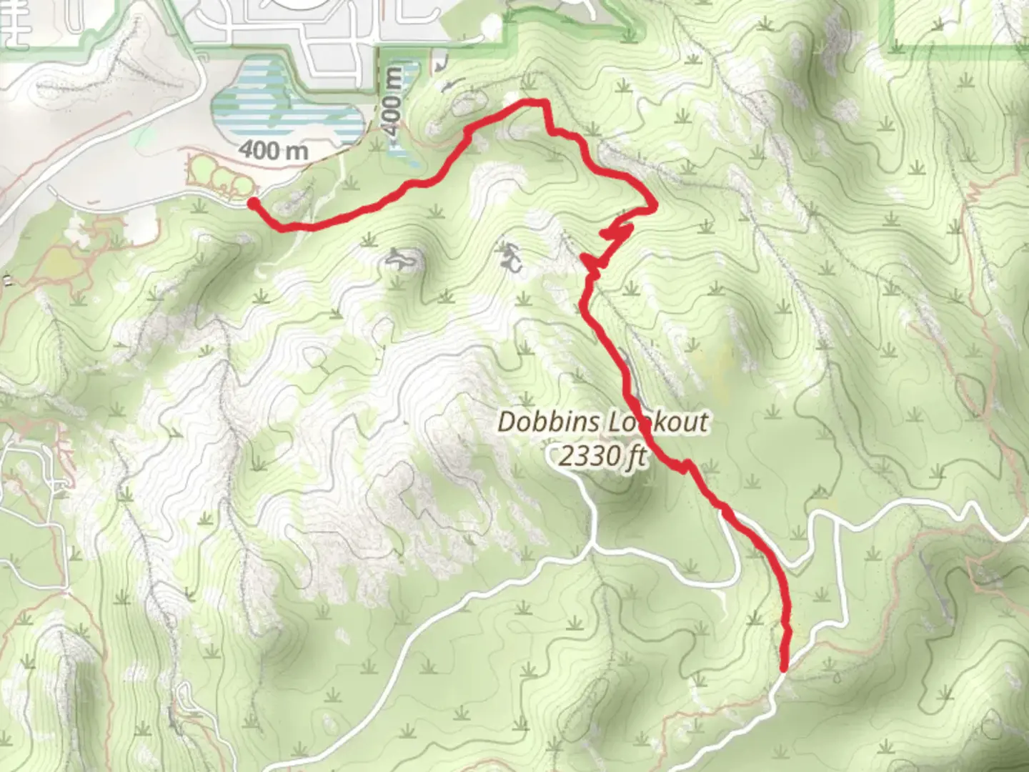 An image depicting the trail Holbert Trail and its surrounding area.