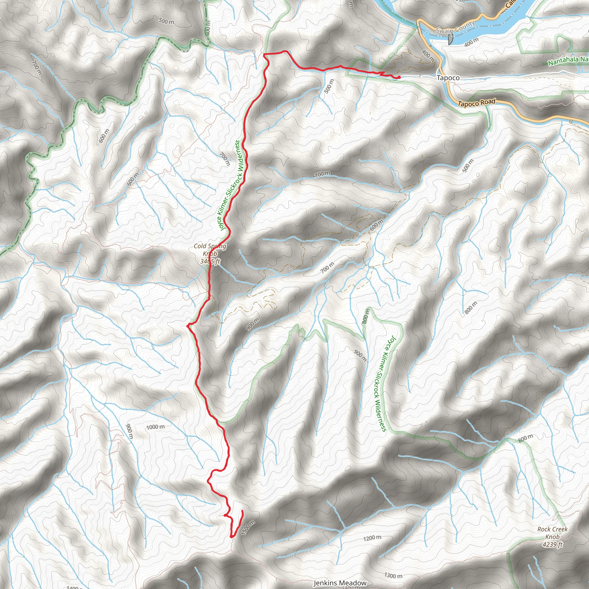 Hangover Lead Trail mobile static map