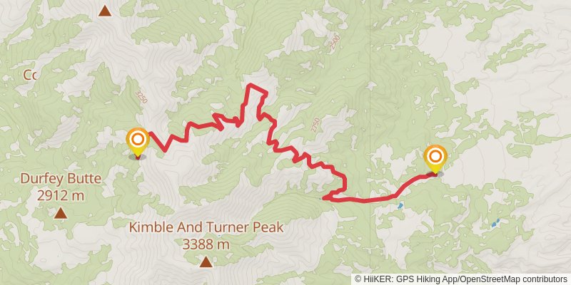 American Discovery Trail - Utah stage 28 Map