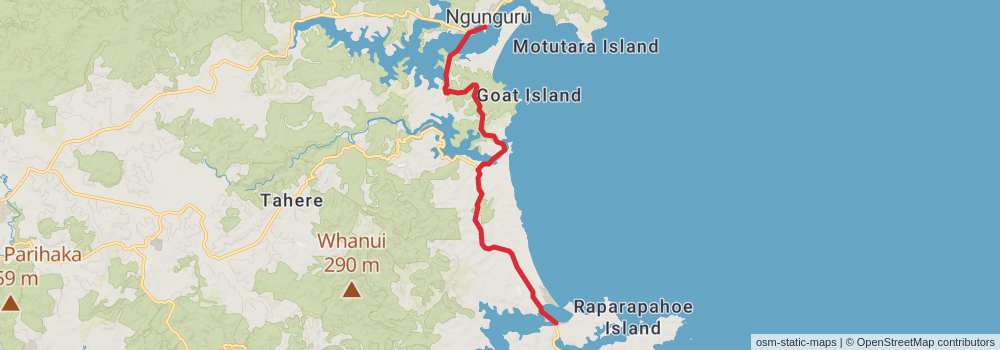 Te Araroa Trail stage 20 Map