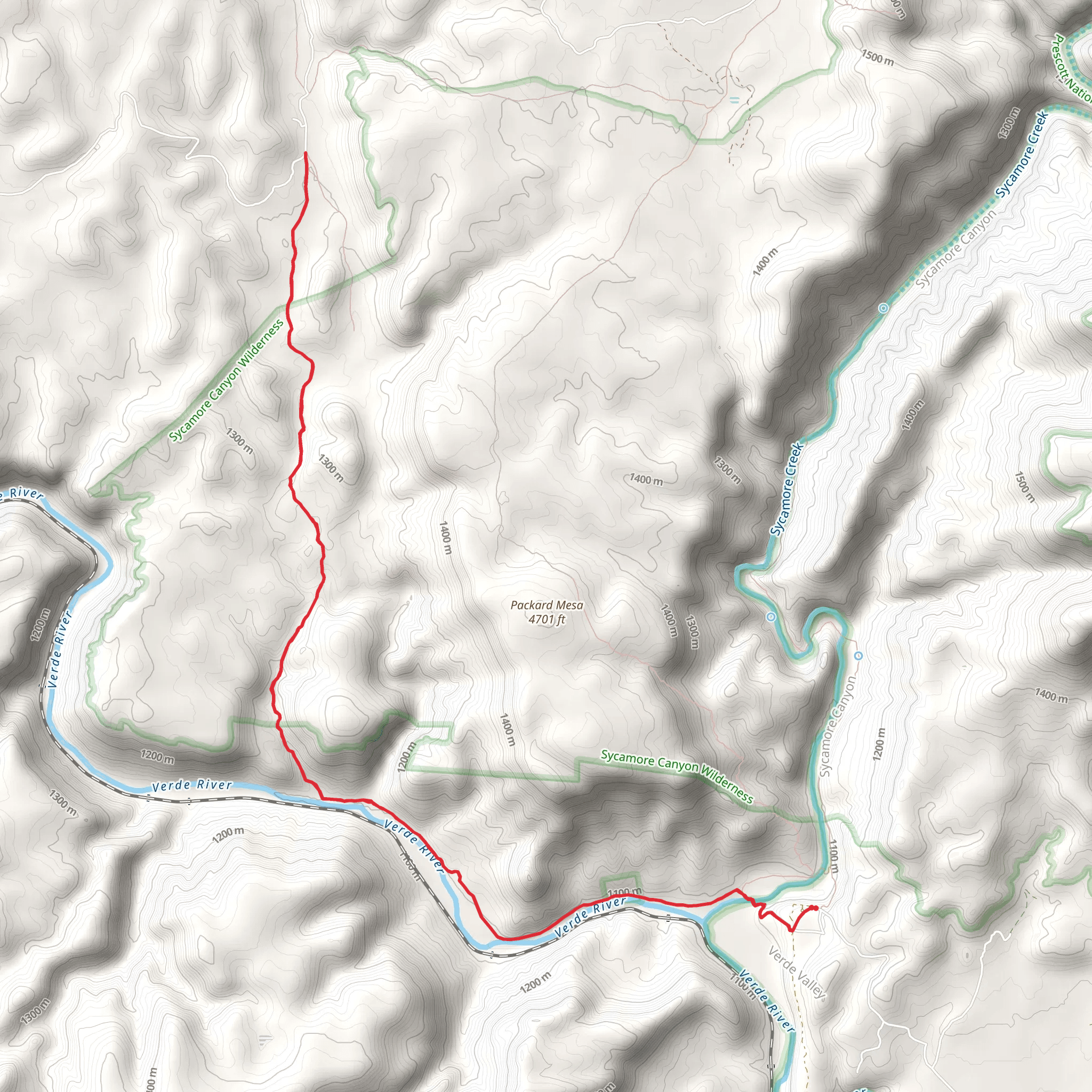 R R Draw Trail mobile static map