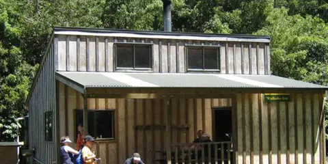 An image depicting the trail Waihaha Hut Track and its surrounding area.