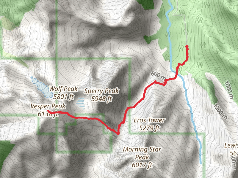 Vesper Peak and Headlee Pass via Sunrise Mine Trail