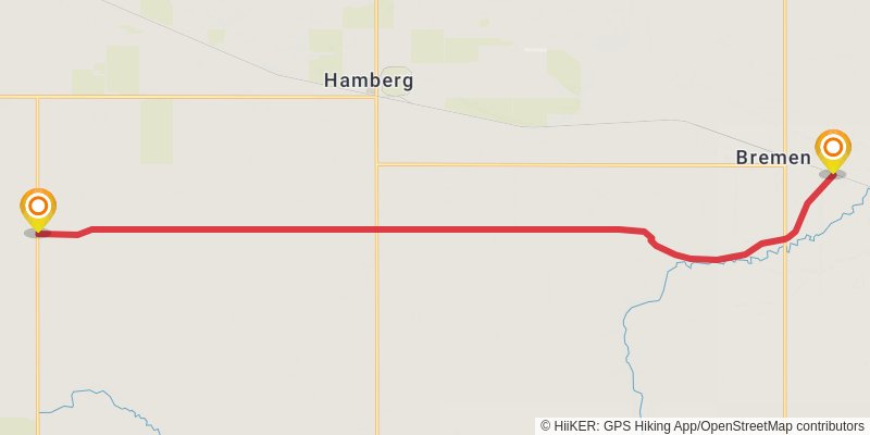 North Country Trail stage 11 Map