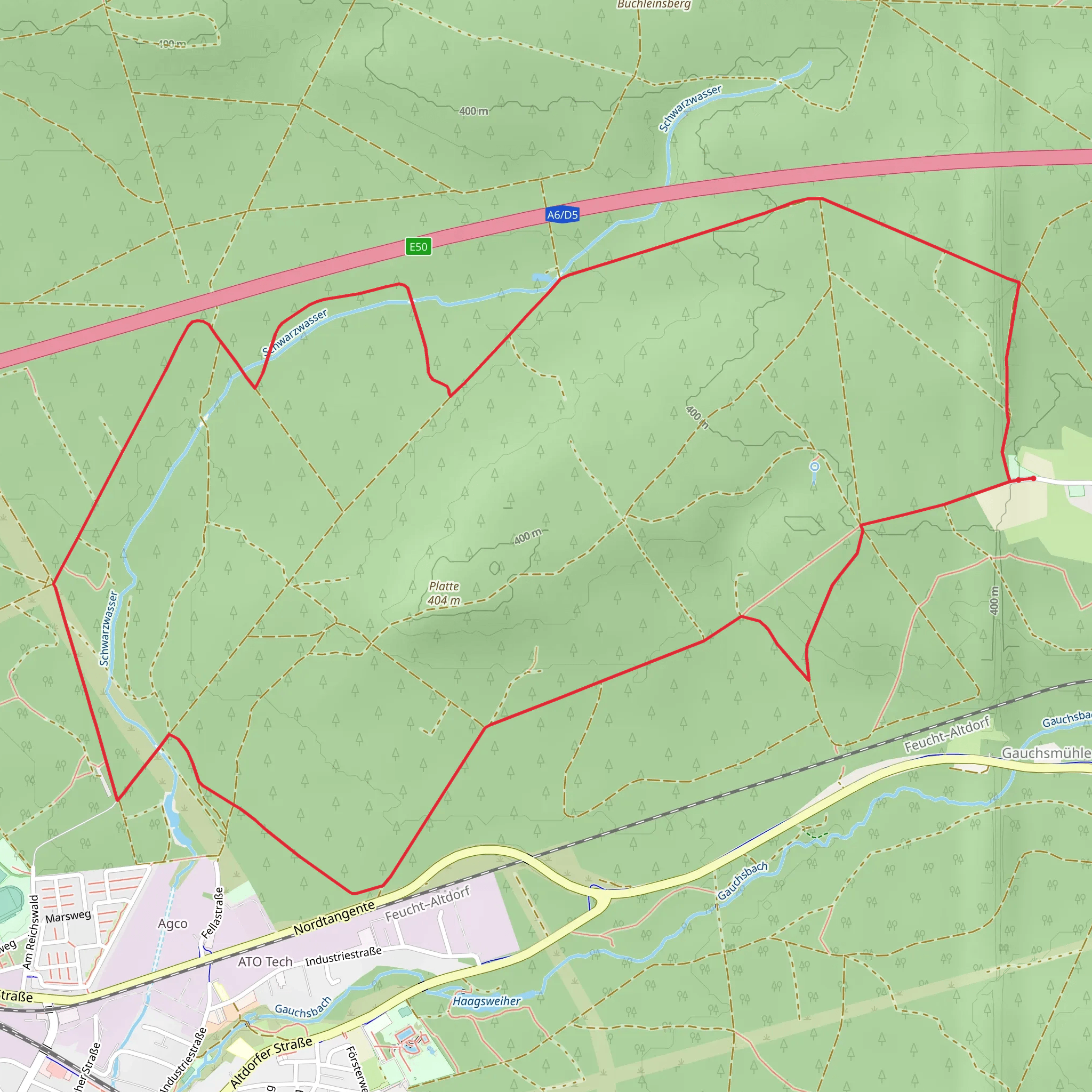 Moosbach Imkerrunde mobile static map