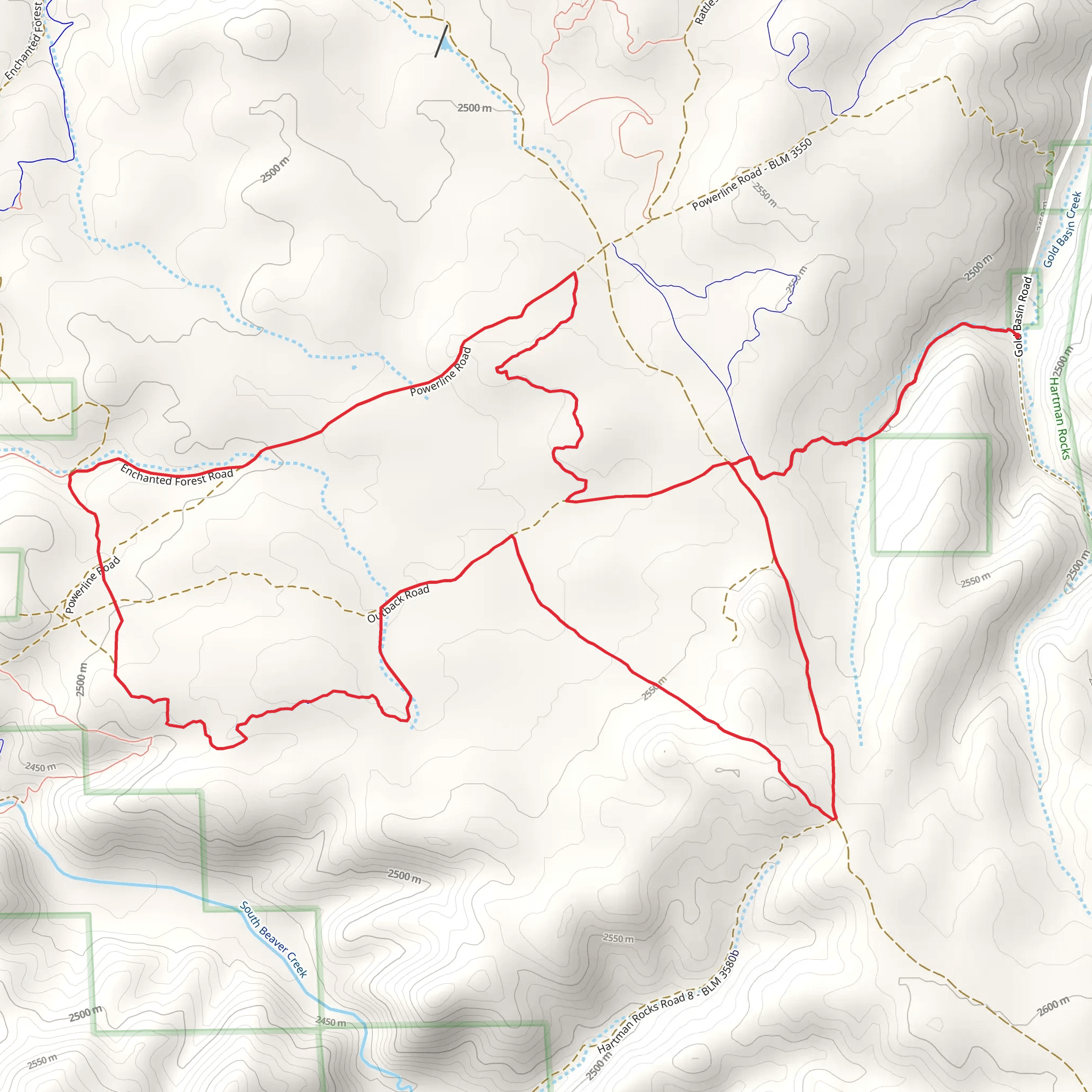 Bambi's, Outback and Back In Loop mobile static map