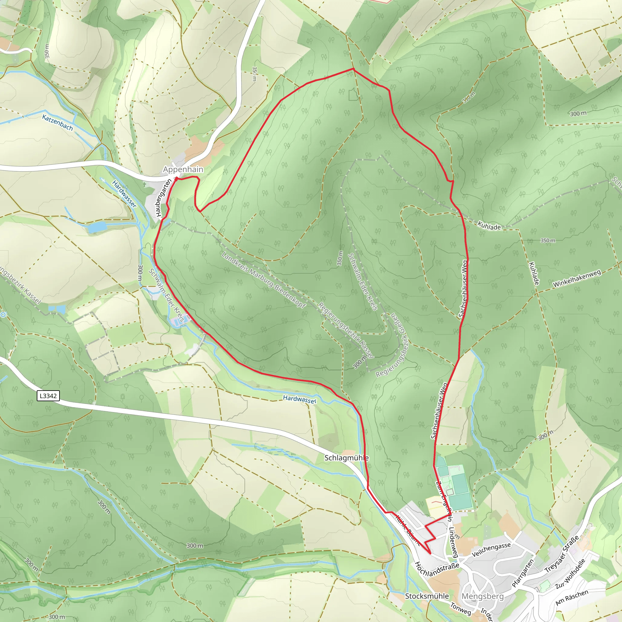 Junkerwaldrunde mobile static map