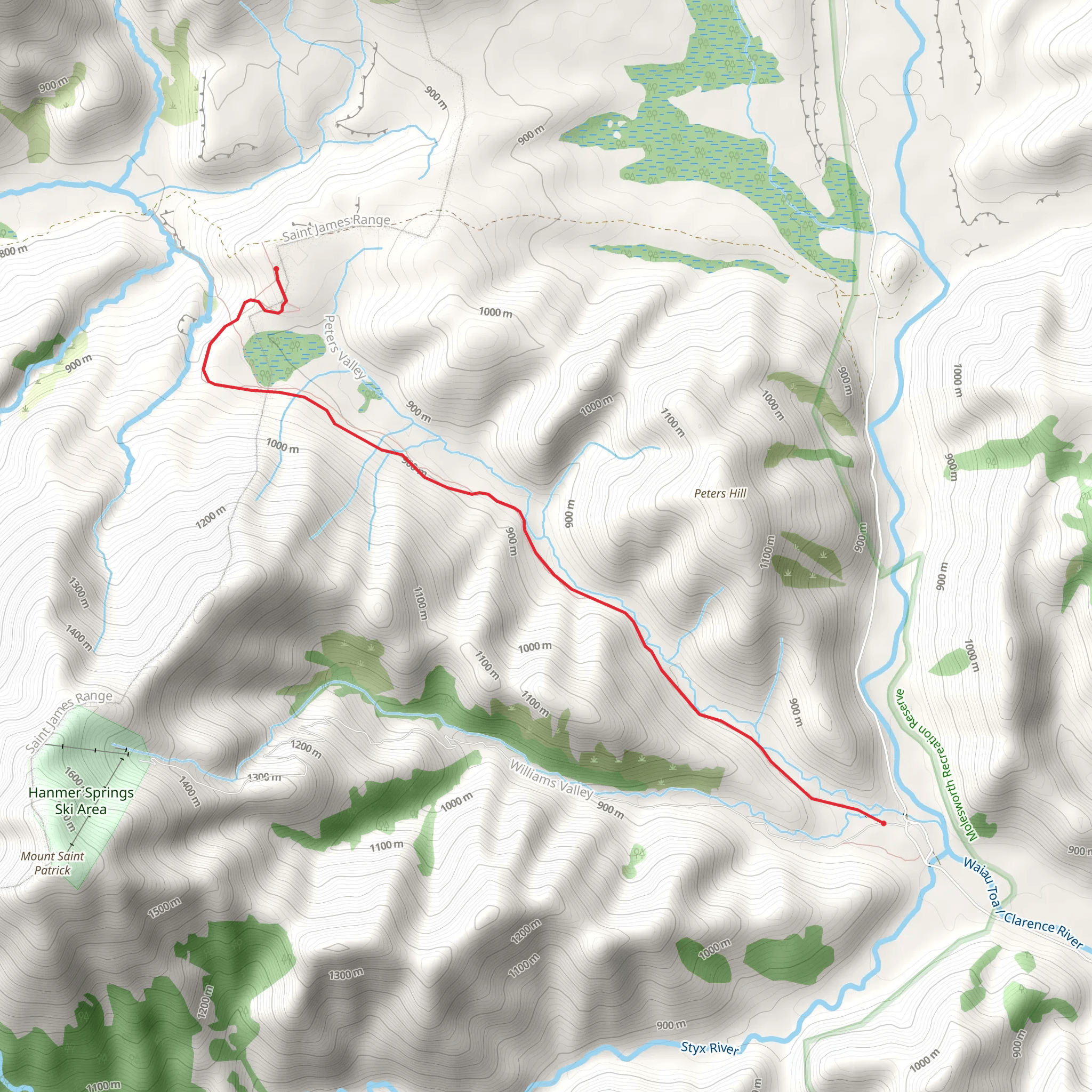 Homestead Run mobile static map