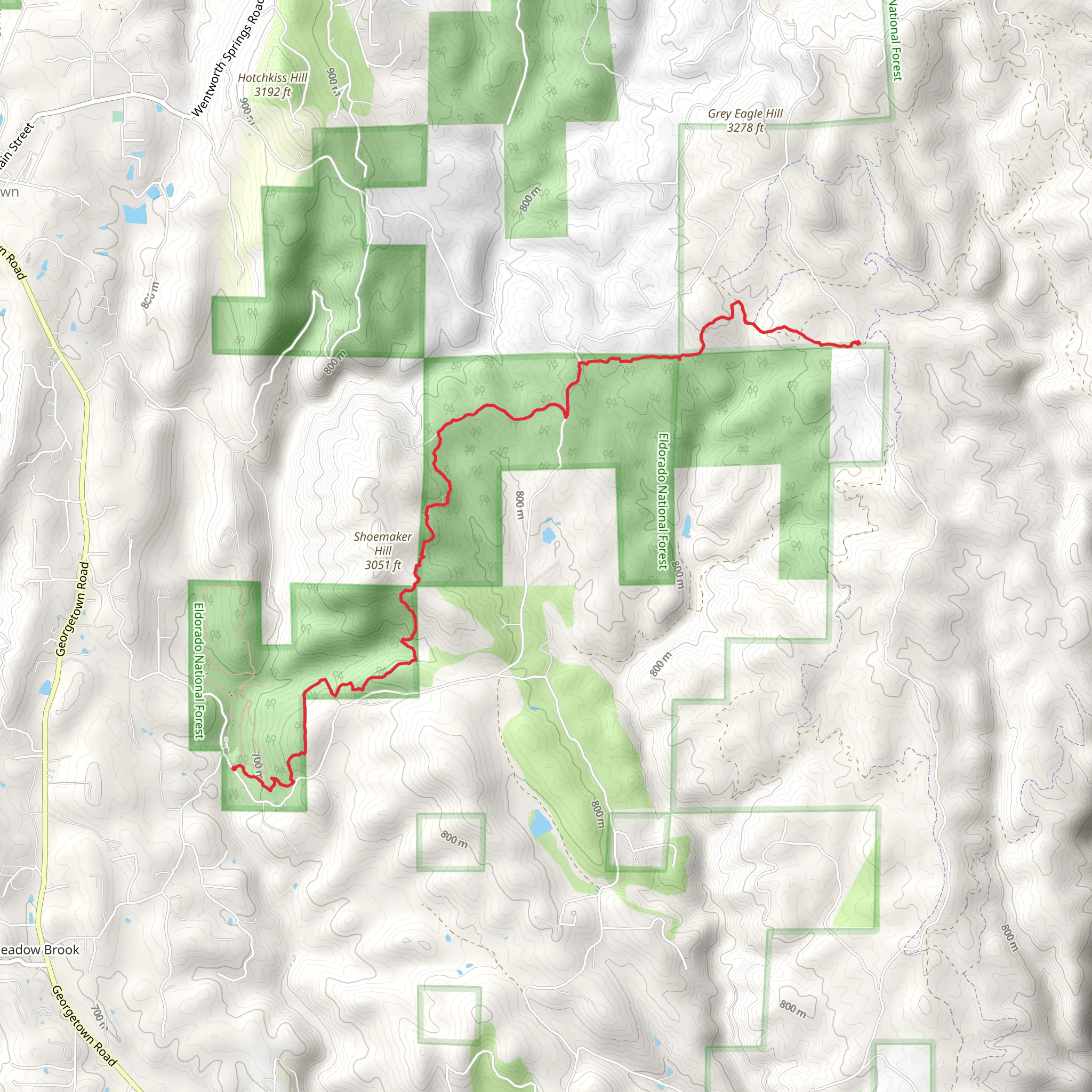 Mar Det Trail mobile static map