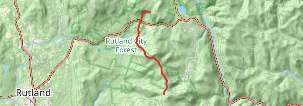 Appalachian Trail - Vermont stage 10 Map