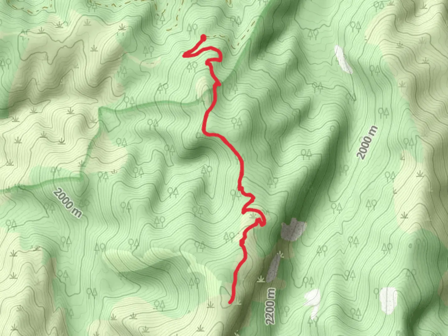 An image depicting the trail McCart - Johnson Peak Trail and its surrounding area.