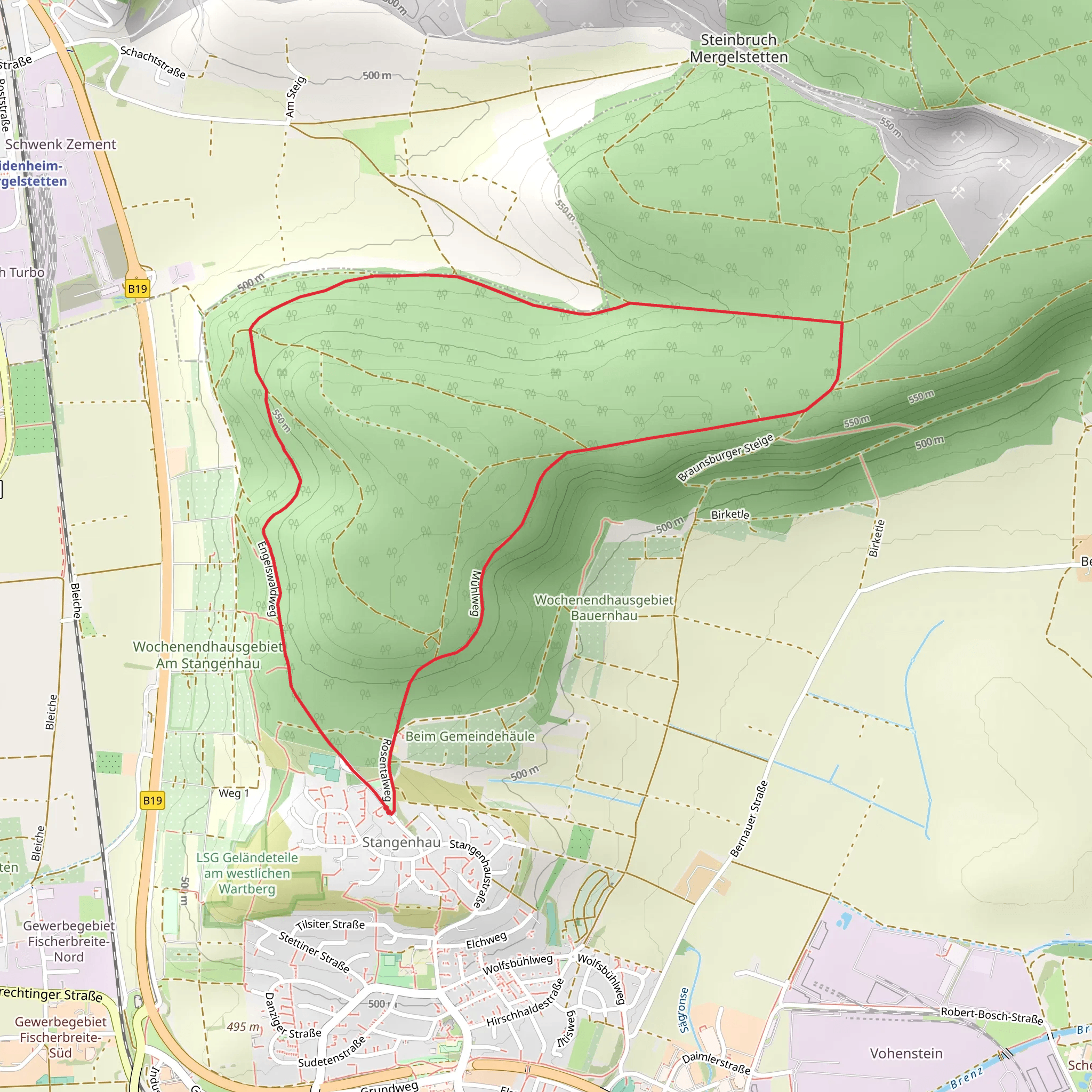 Oggenhausen mobile static map