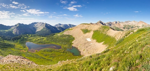 An image depicting the trail Owens Basin via Golconda Trail and its surrounding area.