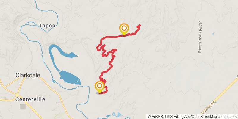 Bones Trail stage 2 Map