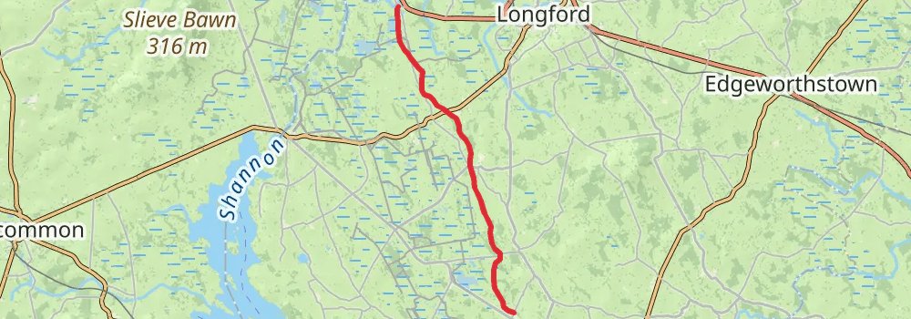 Royal Canal Way stage 7 Map