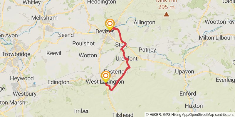 Greater Ridgeway Trail stage 10 Map