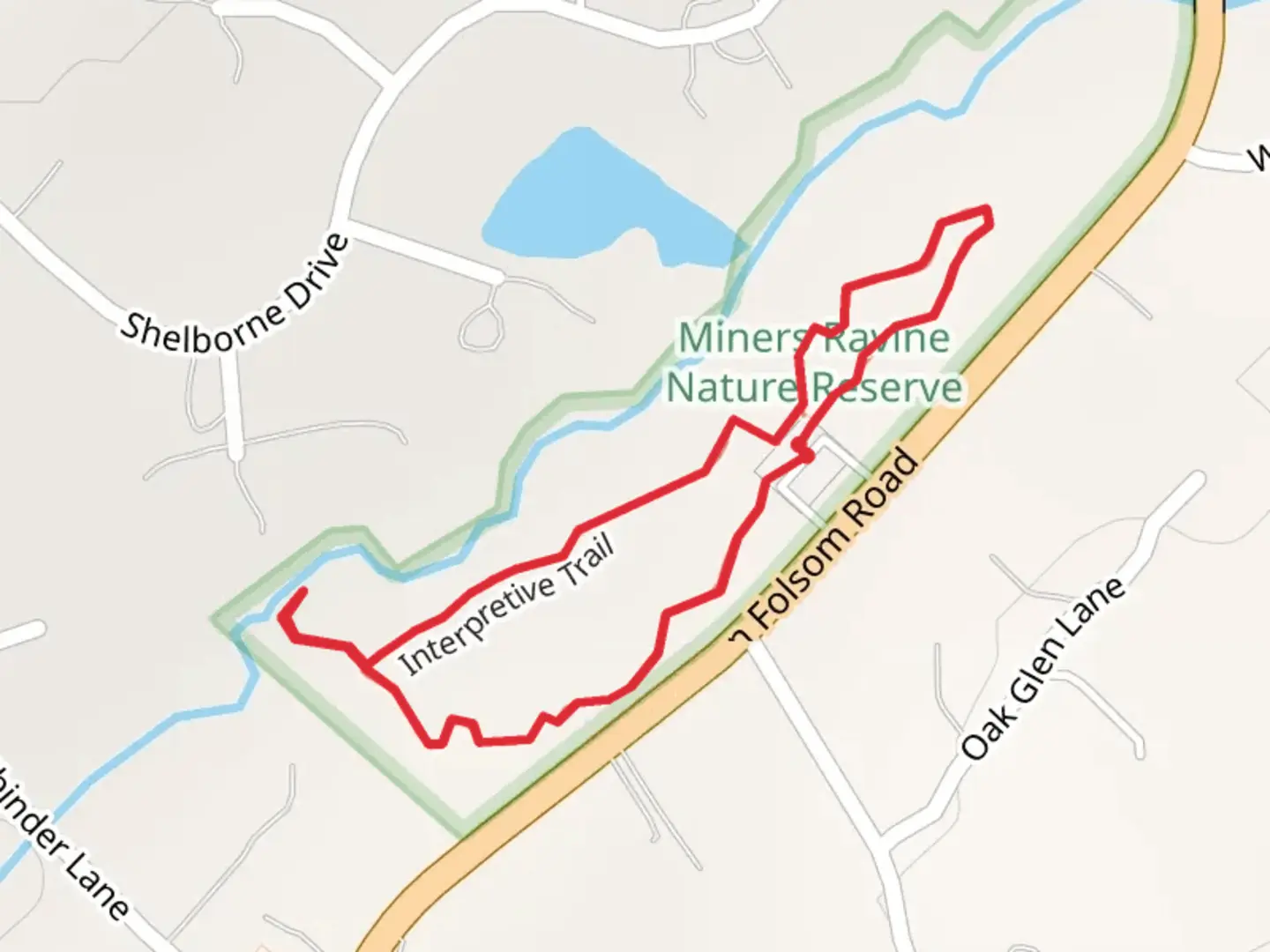 An image depicting the trail Interpretive Loop Trail and its surrounding area.