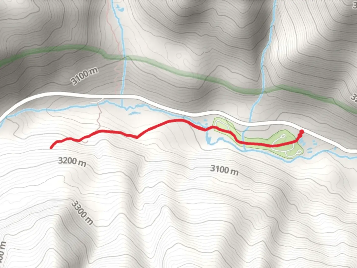 An image depicting the trail Denny Gulch and its surrounding area.