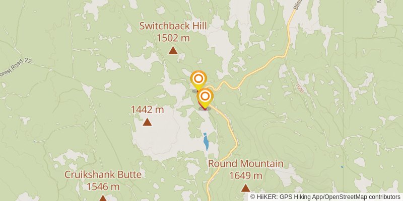 Woods Line State Trail alt 1 Map