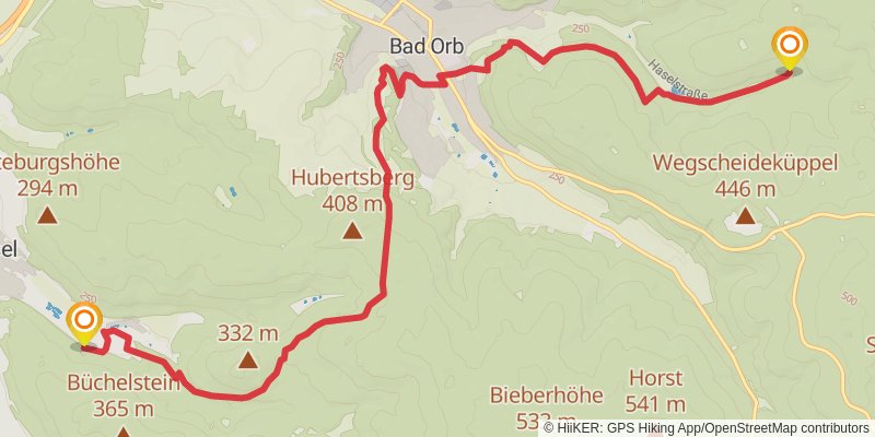 Spessartbogen stage 3 Map