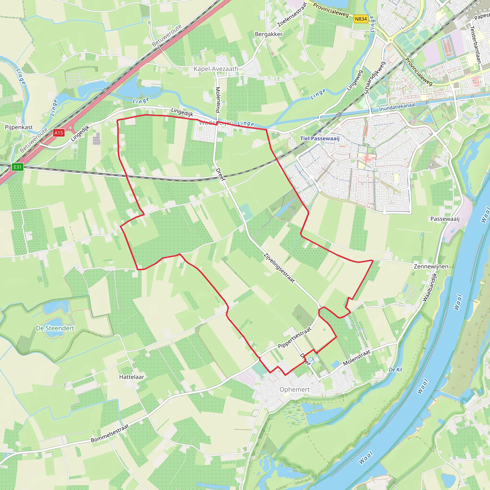 Groenestraat and Maarten van Rossumpad Loop mobile static map