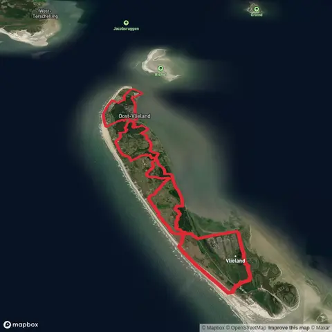 Oude Post Weg, Pad van Malgum and Waddenwandelen - Vlieland Loop