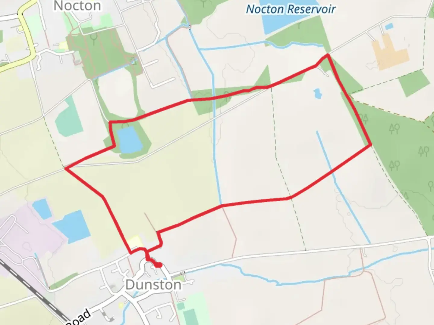 An image depicting the trail Dunston Short Walk and its surrounding area.