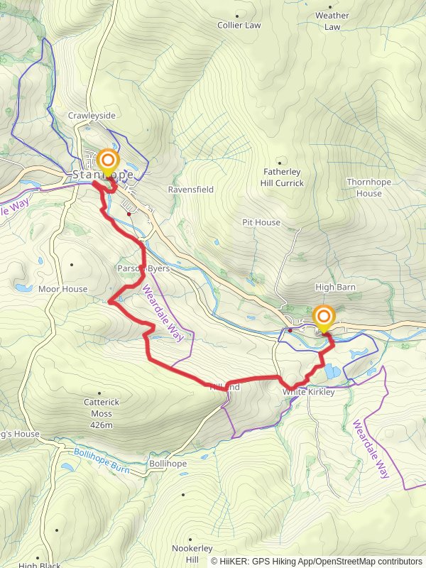 Stanhope Walk mobile static map