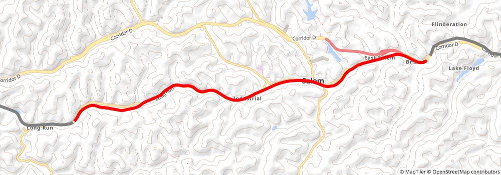 American Discovery Trail South Route stage 42 Map