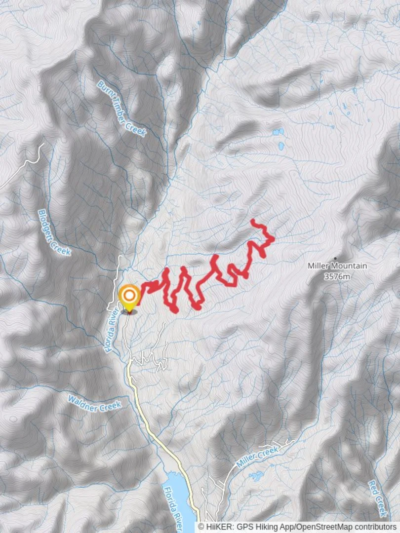 An image depicting the trail Florida Campground Walk - East and its surrounding area.