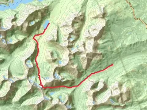 Red Eagle Lake via Pitamakan Pass