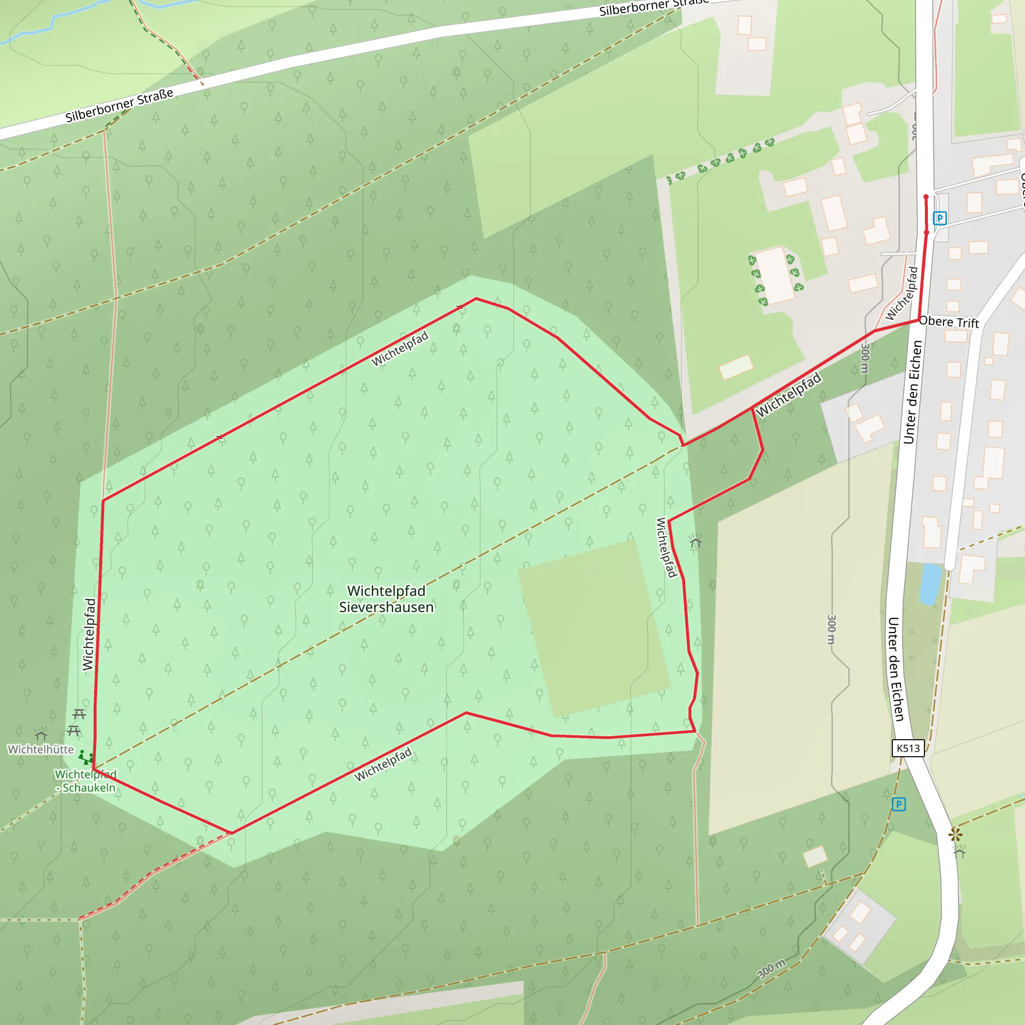 Wichtelpfad Sievershausen Loop via Wichtelpfad mobile static map