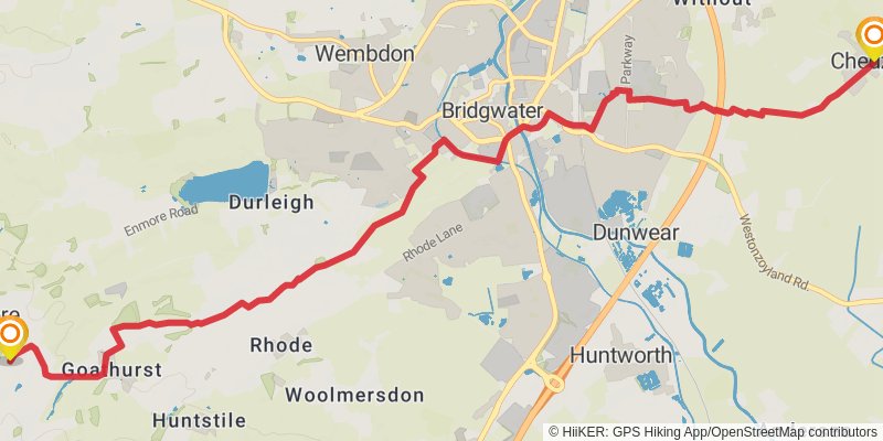 Land's End Trail stage 7 Map