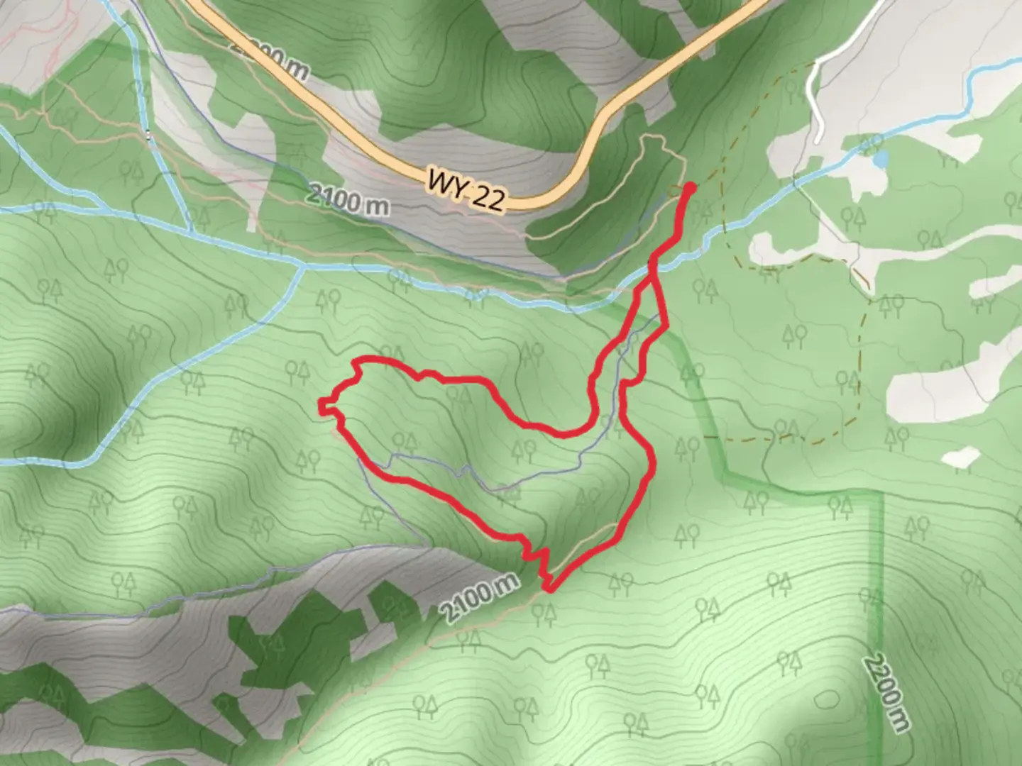 An image depicting the trail Big Rocks Loop Trail via Black Canyon Trail and its surrounding area.