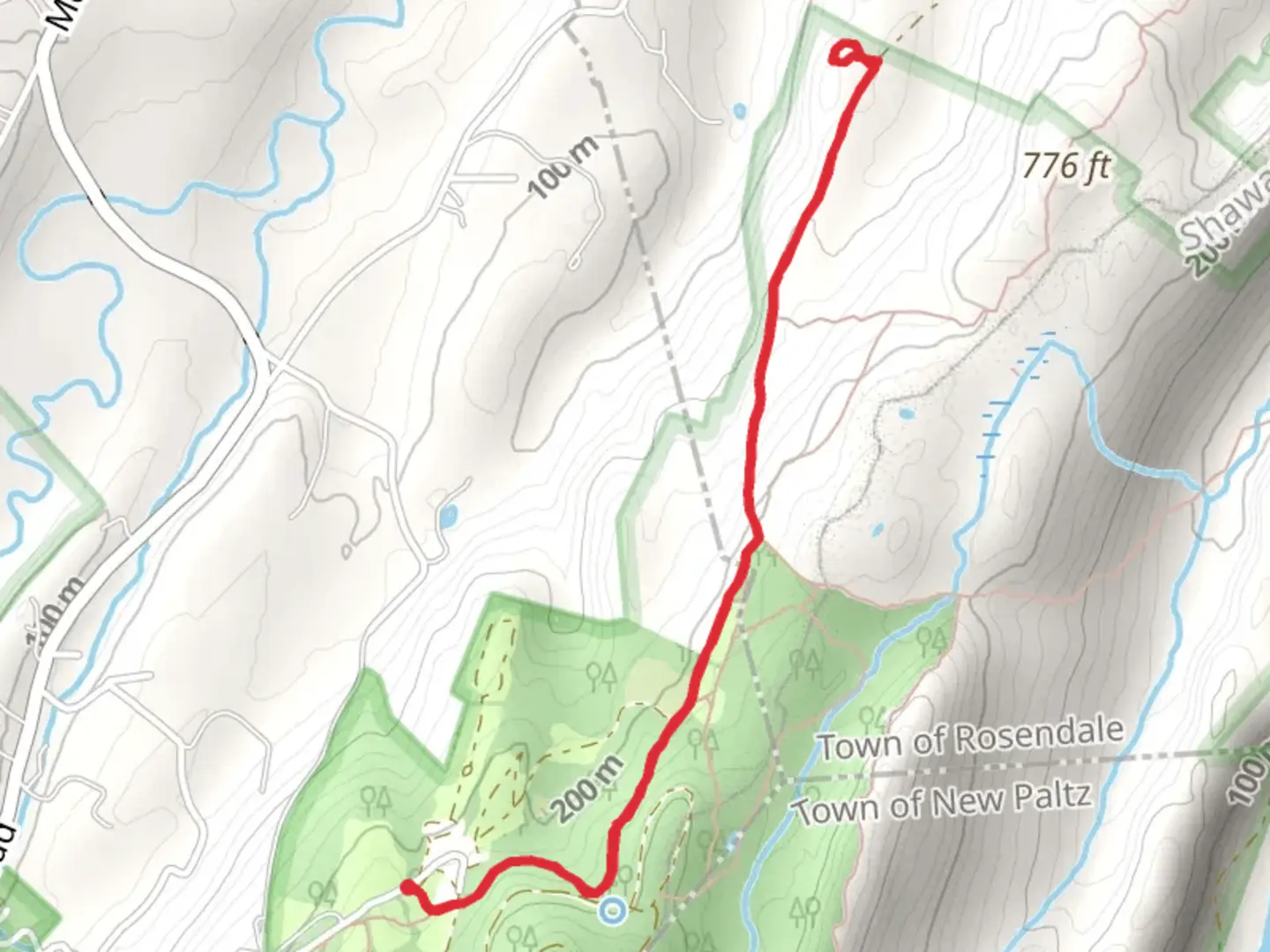 An image depicting the trail Table Rocks Trail and its surrounding area.