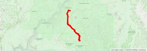 Southwestern Horseshoe Trail stage 9 Map