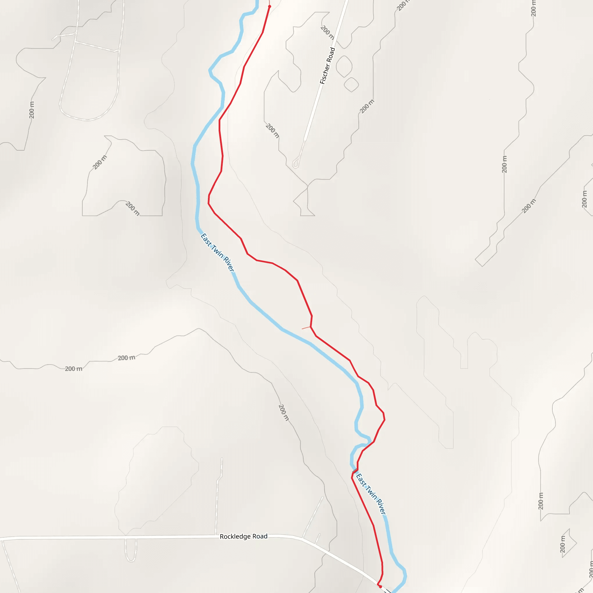 East Twin River via IAN mobile static map