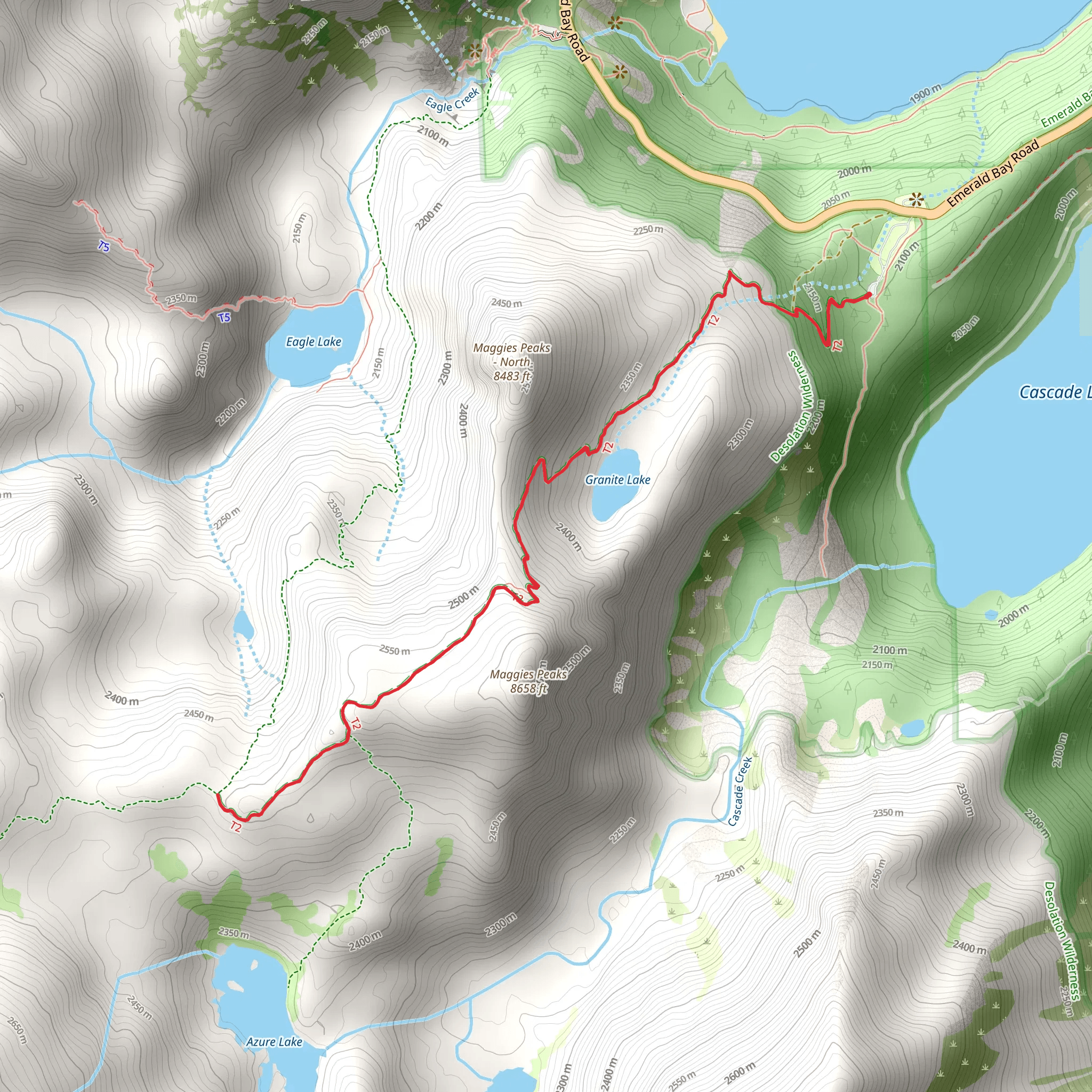 Bayview Trail mobile static map