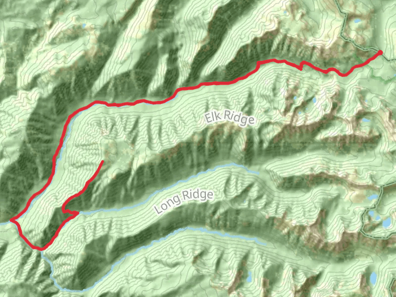 Twin Butte via Bear Creek Trail