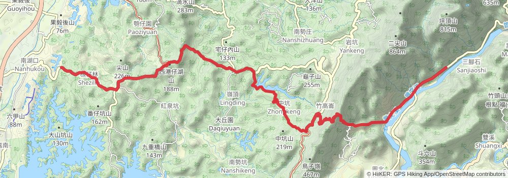 Mountains to Sea National Greenway stage 8 Map
